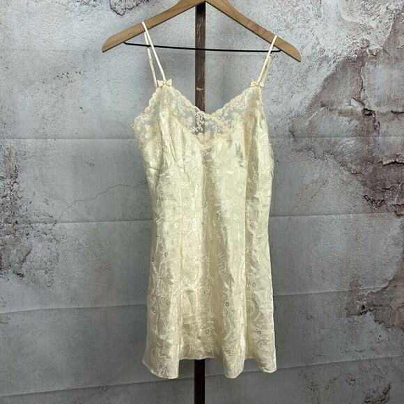 VICTORIA'S SECRET romantic vintage lingerie dress size S coquette Y2K babydoll - Picture 1 of 5